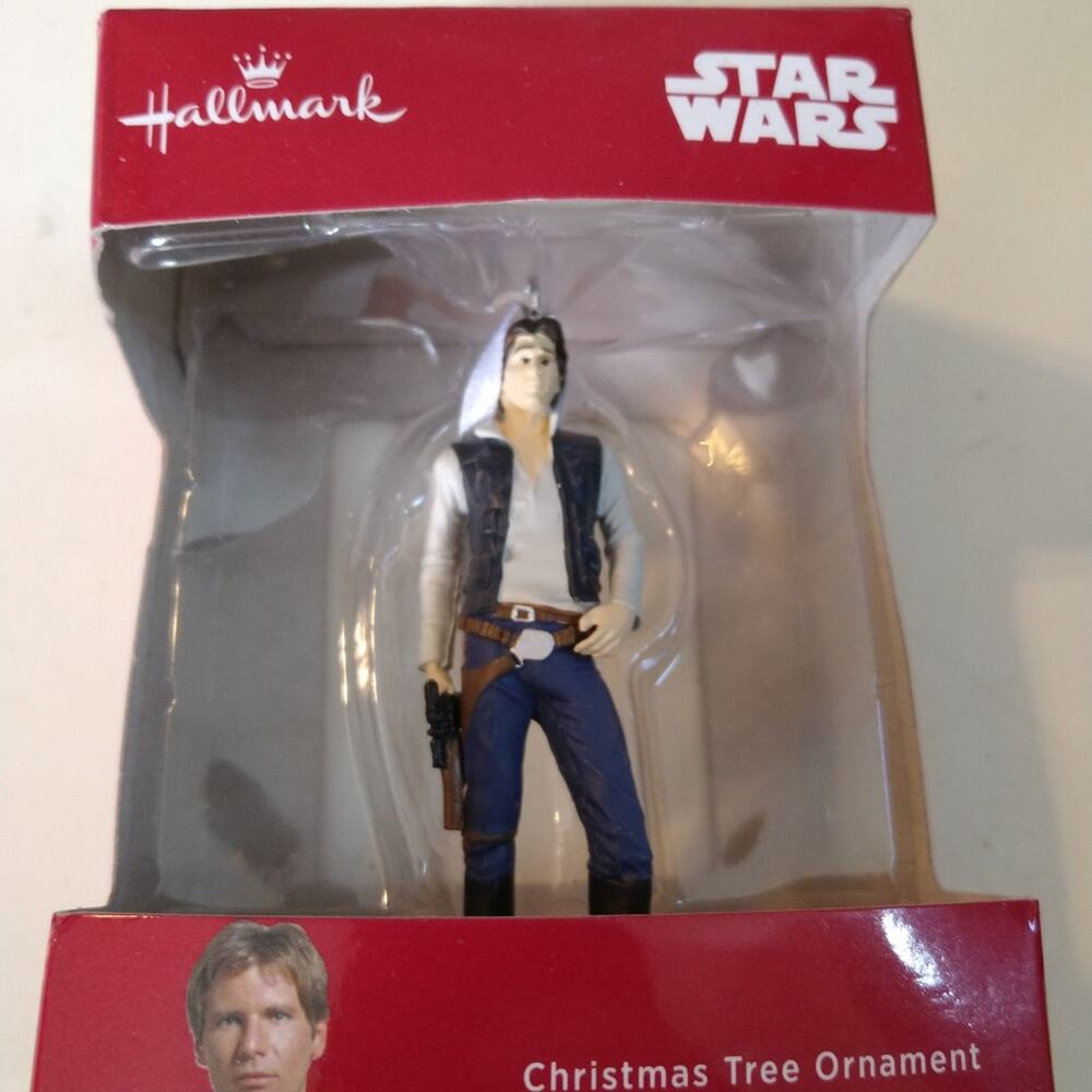 NEW HALLMARK STAR WARS HAN SOLO TREE ORNAMENT

( Ct-1)